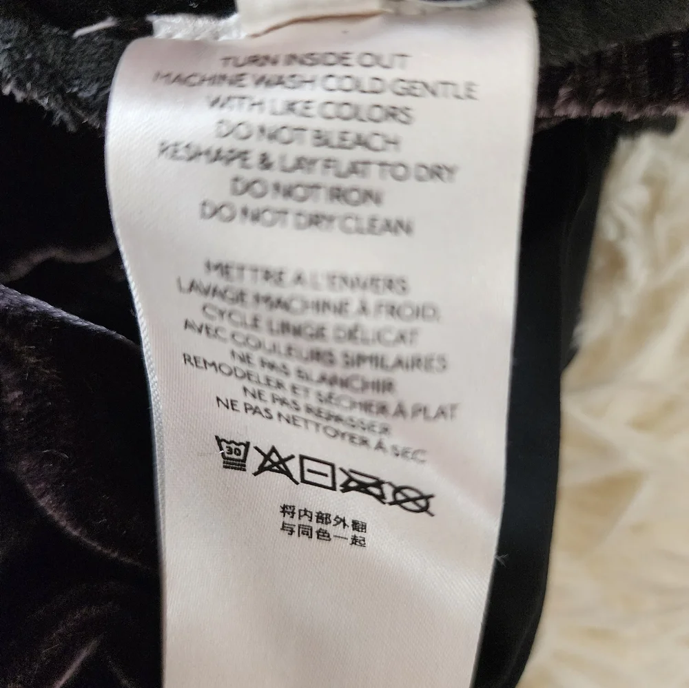 Free People Marie Velvet Open Back Cropped Top - Picture 10 of 11